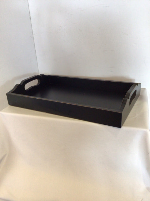 Black Wood Tray