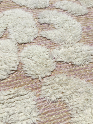 Anthropologie Wool Pink/Gold Rug