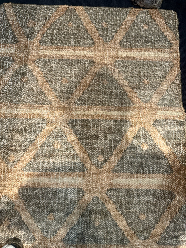 Wool Geometric Tan/Cream Rug