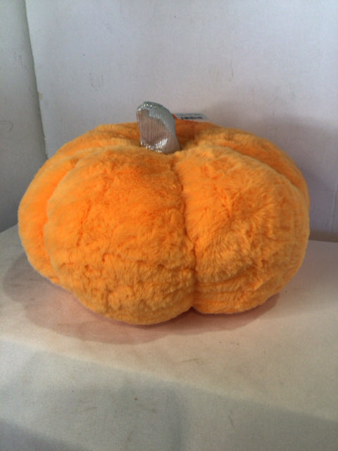 Fall Orange Plush Polyester Pumpkin Holiday Item