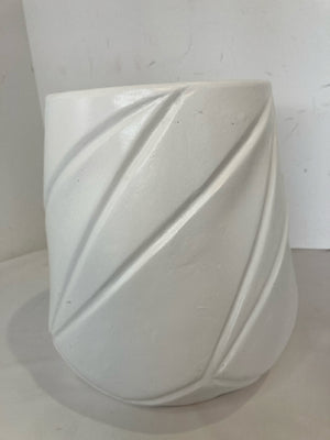 White Ceramic Planter