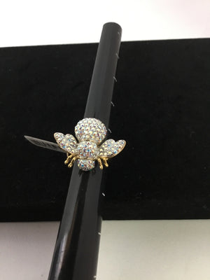 White Rhinestone Ring