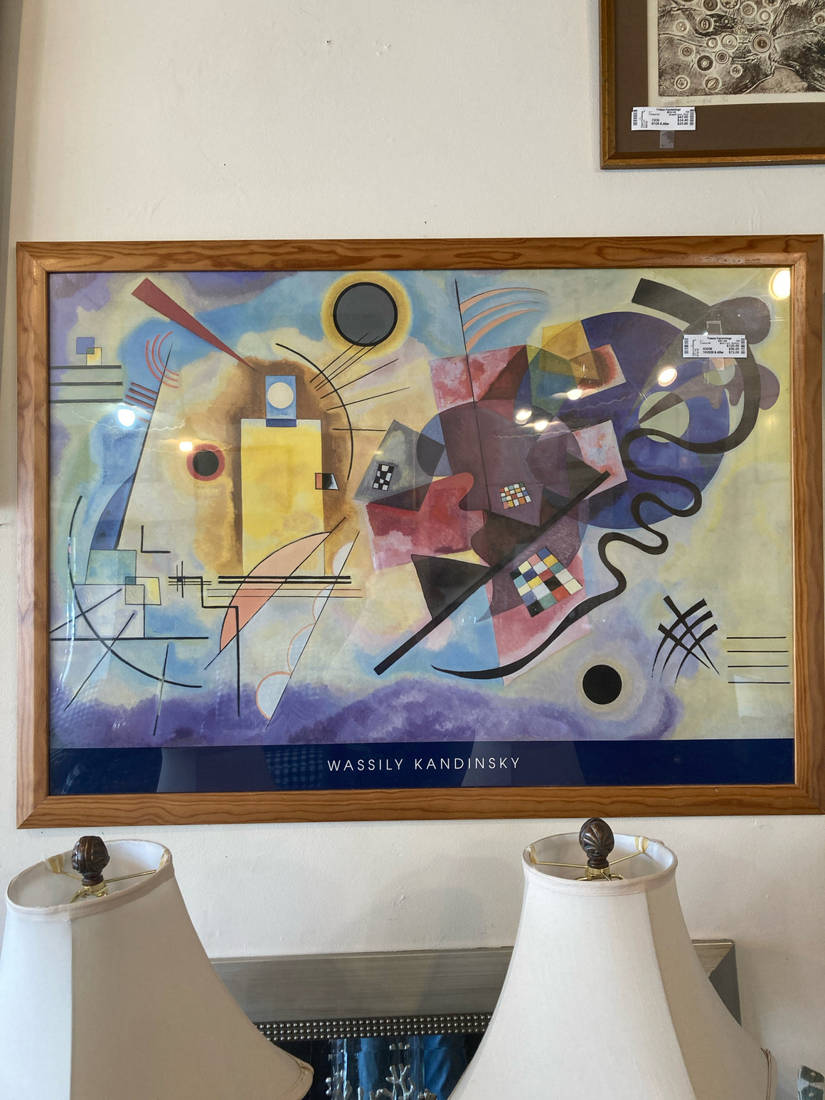 Multi-Color Abstract Framed Art