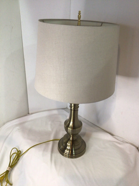 Silver Metal Lamp