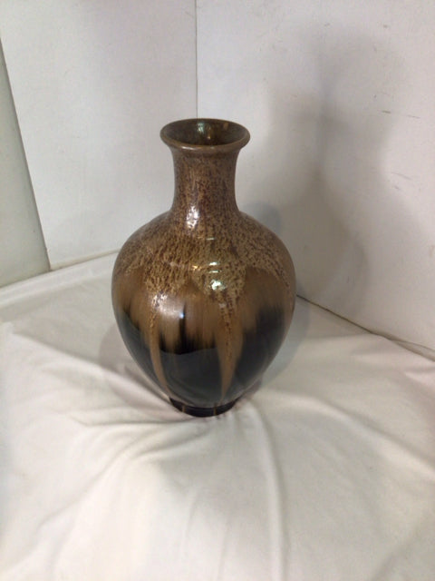 Brown/Black Ceramic Vase