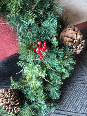 Wreath Green Pine Holiday Item