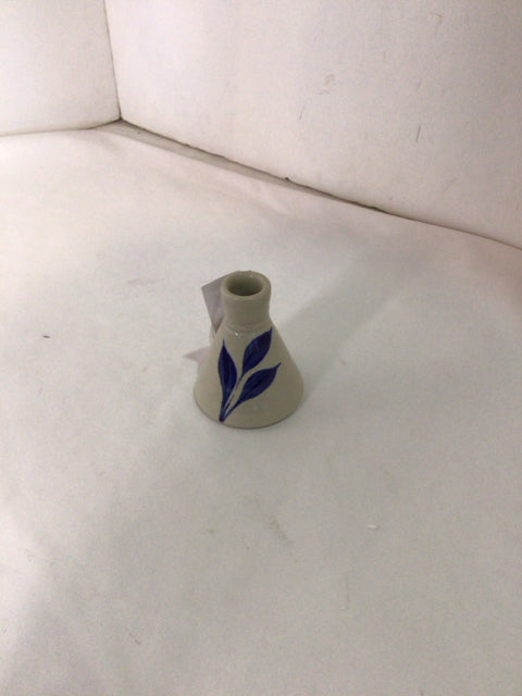 Bud Gray/Blue Stoneware Vase