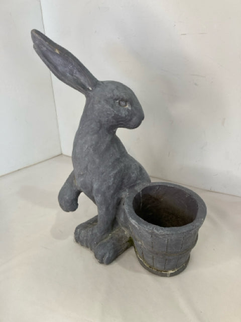 Gray Resin Rabbit Garden Access.