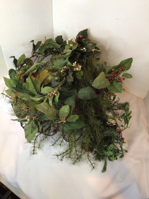 Christmas Green/Red Garland 3 piece Holiday Item