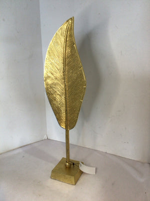 Gold Metal Leaf Sculpture