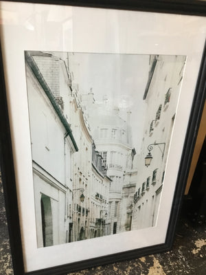 IKEA Black/White City Scape Towel Framed Art