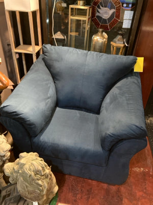 Ashley Arm Velvet Blue Chair