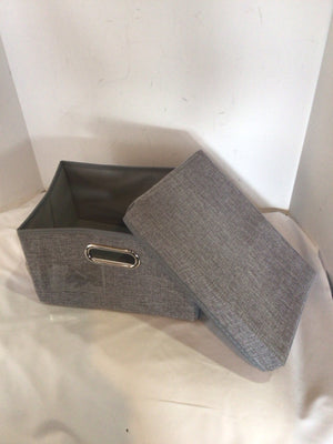 Lidded Storage Fabric Gray Box