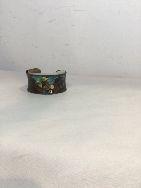 Metal Bronze Cuff Bracelet