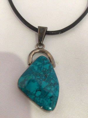 Sterling Silver Turquoise Necklace