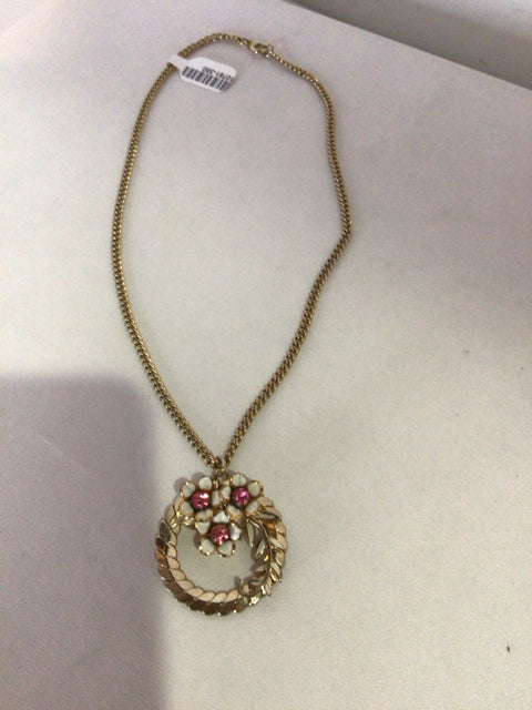 Gold Floral Necklace