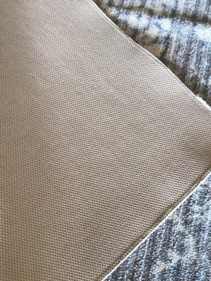 Polyester Gray/Cream Rug