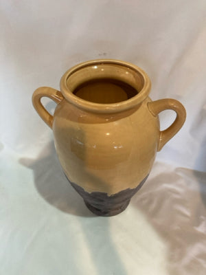 Brown/Tan Ceramic Vase