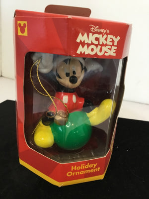 Christmas Multi-Color Resin Mickey Mouse Ornament Holiday Item
