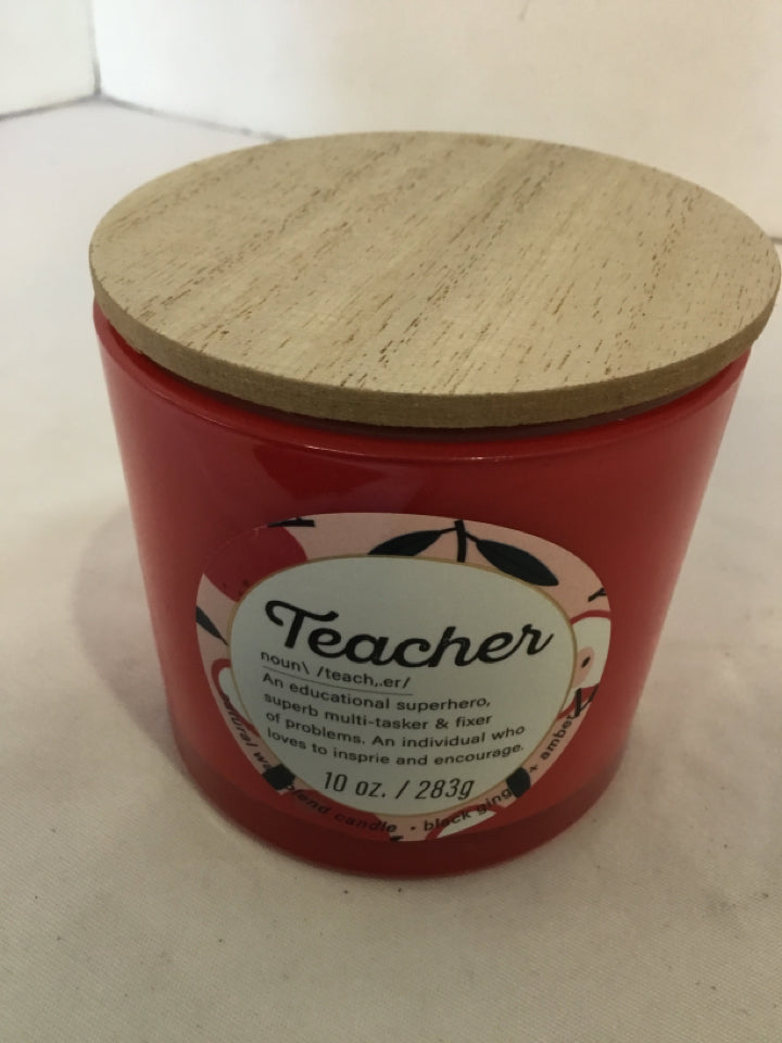 Kirkland's Red Teacher Candle