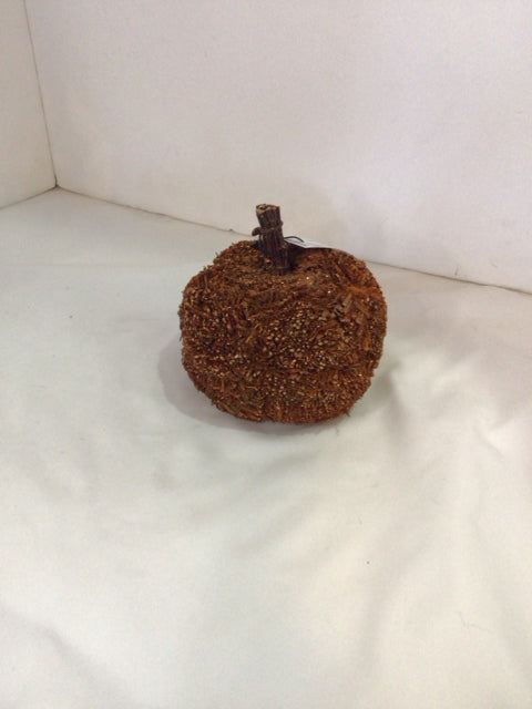 Fall Orange Pumpkin Glitter Holiday Item