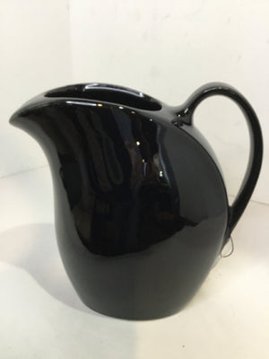 Black Ceramic Pitcher