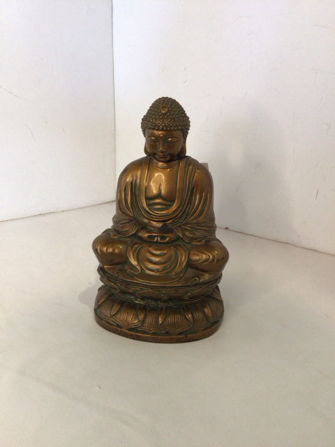 Gold Resin Budha Figurine