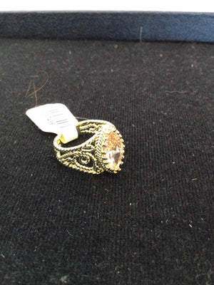 Yellow Filigree Ring