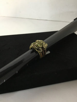 Green Rhinestone Ring