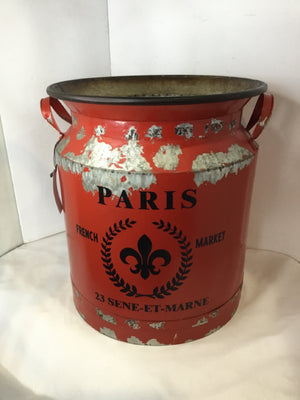 Milk Metal Paris Can