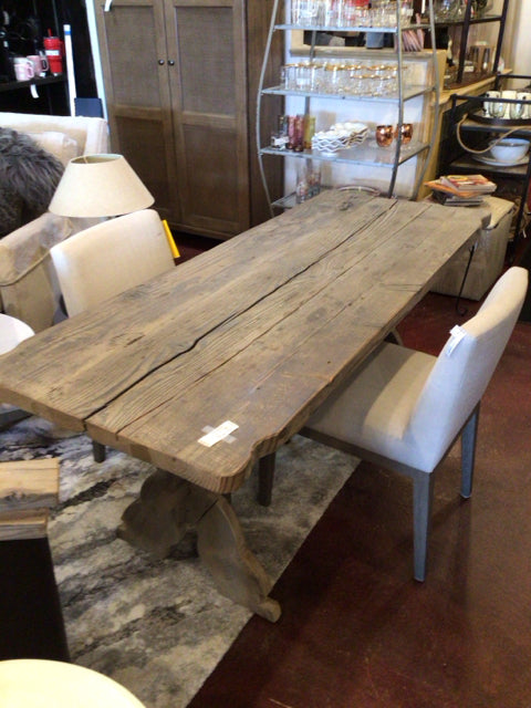 Tressel Wood W/Chair Greige Table & Chairs