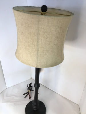Black Resin Lamp