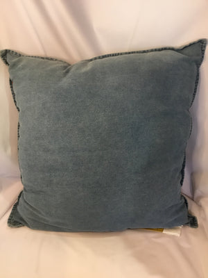 Blue Denim Pillow