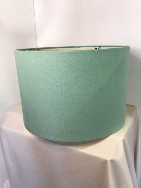 Aqua Linen Lamp Shade