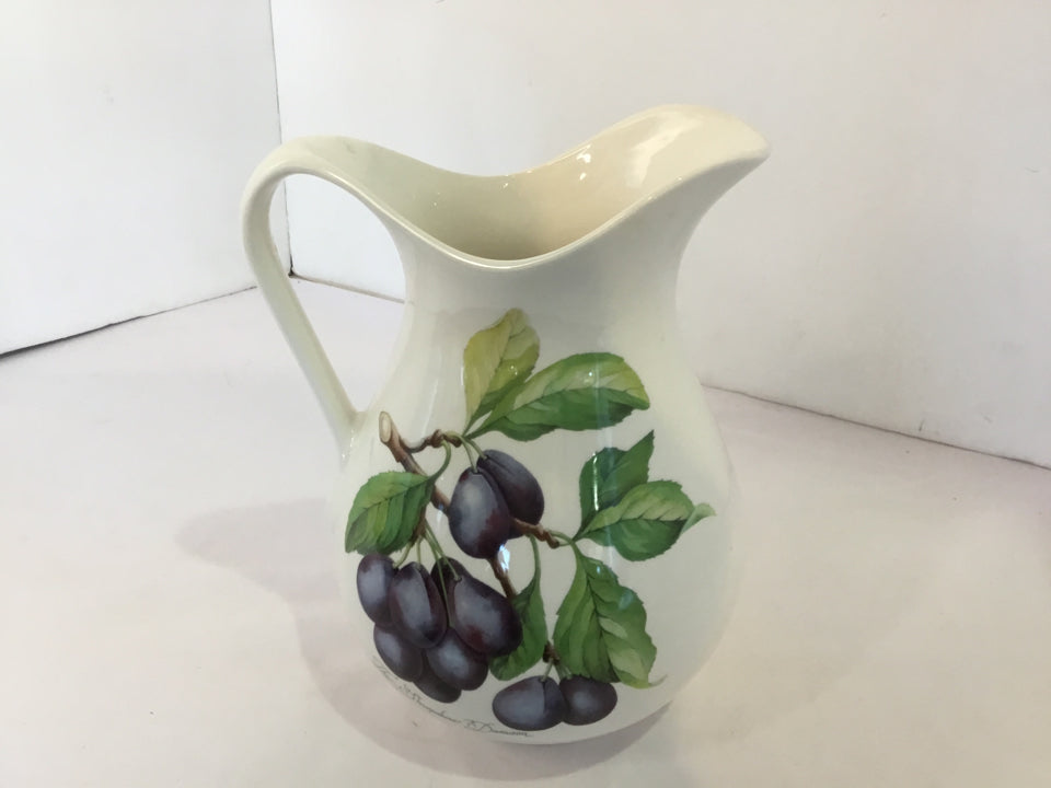 Portmeirion White/Purple Grape Pitcher