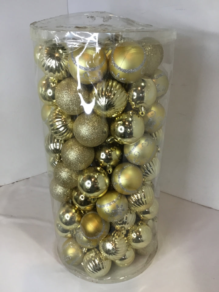 Gold Ornaments Holiday Item
