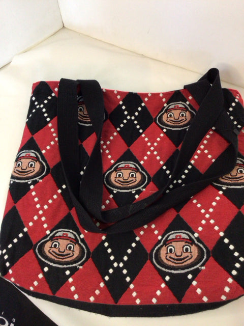 Cotton Red/Black Brutus Purse