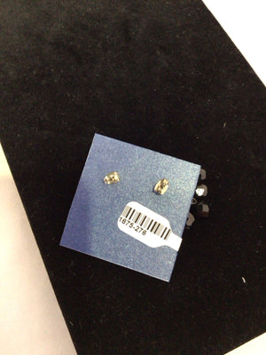 Black Beaded Earrings
