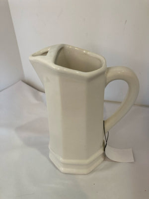 White Ceramic Pitcher