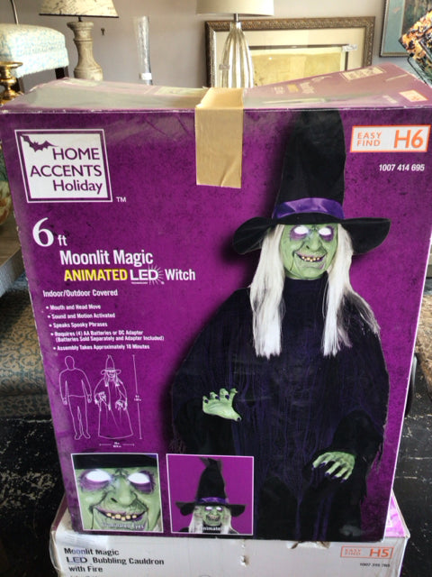 Home Accents Halloween Black Witch Holiday Item