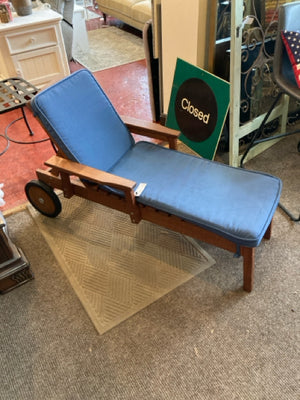 Children's Redwood Red/Blue Chaise