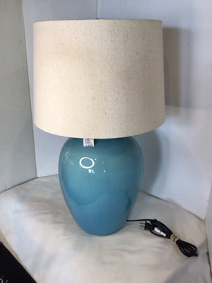 Teal Ceramic Lamp