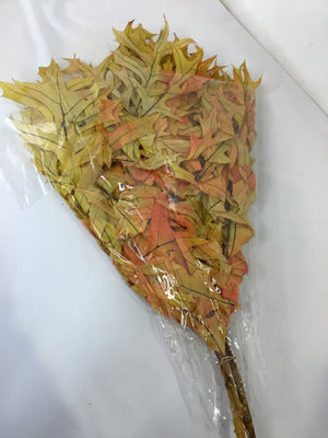 Fall Orange/Yellow Leaves Faux Flowers