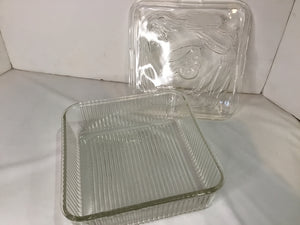 Federal Glass Refrigerator Glass Vegetable Clear Box