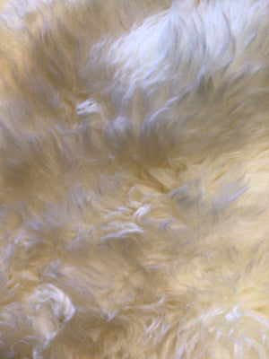 HomeRoots Sheepskin 6 x 8 White Rug 974X7JTB