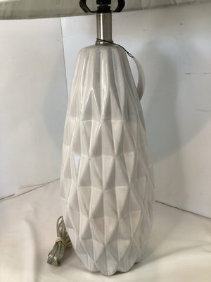 Table White Ceramic Lamp