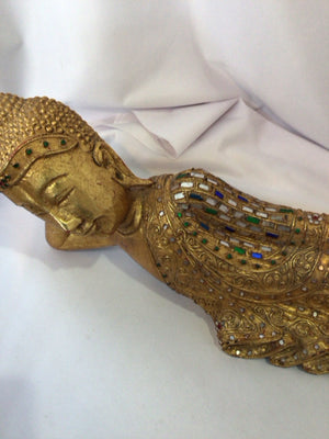 Oriental Gold Buddha Figurine