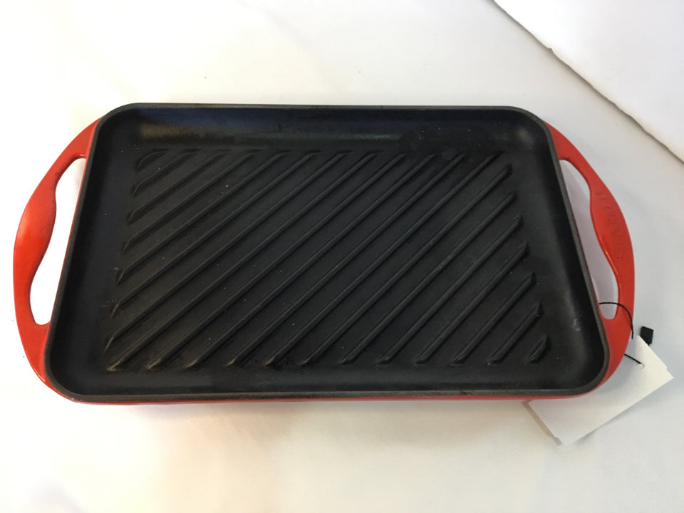 Le Creuset Cast Iron Black/Red Pan