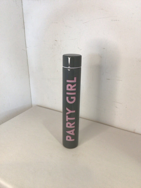 Gray/Pink Stainless Steel Bottle