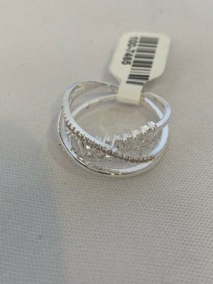 Silver Cubic Zirconia Ring